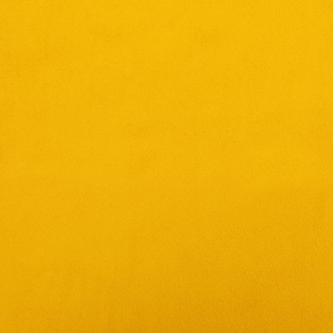 2-OSOBOWA KANAPA ŻÓŁTA TAPICEROWANA AKSAMITEM