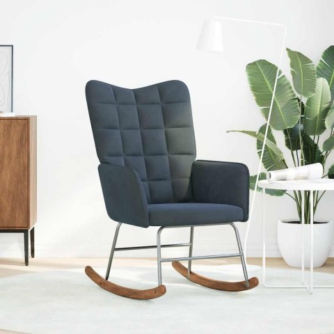 FOTEL BUJANY CIEMNOSZARY TAPICEROWANY AKSAMITEM