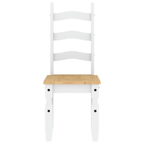 3-CZĘŚCIOWY ZESTAW JADALNY „PANAMA" BIAŁE LITE DREWNO SOSNOWE