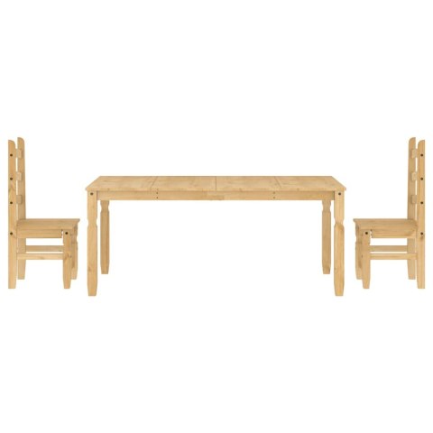 3-CZĘŚCIOWY ZESTAW JADALNY „PANAMA" Z LITEGO DREWNA SOSNOWEGO