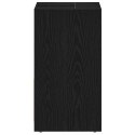 SZAFKA ŁAZIENKOWA CZARNY DĄB 60X33X60CM DREWNO KLEJONE