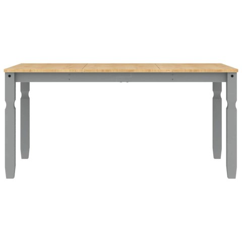 3-CZĘŚCIOWY ZESTAW JADALNY „PANAMA" SZARY LITE DREWNO SOSNOWE