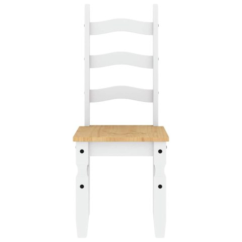 3-CZĘŚCIOWY ZESTAW JADALNY „PANAMA" BIAŁE LITE DREWNO SOSNOWE