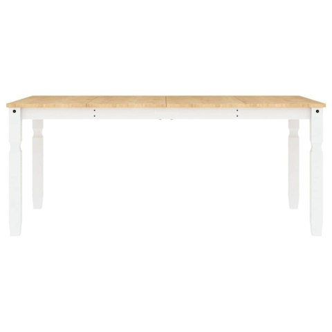 3-CZĘŚCIOWY ZESTAW JADALNY „PANAMA" BIAŁE LITE DREWNO SOSNOWE