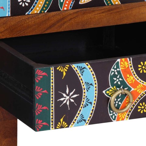 KOMODA WIELOKOLOROWA 50X35X60 DREWNO LITE AKACJA