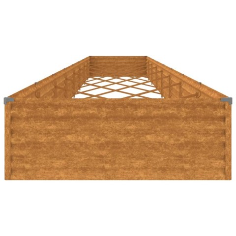 PODWYŻSZONA DONICA 770X100X36CM STAL KORTENOWSKA