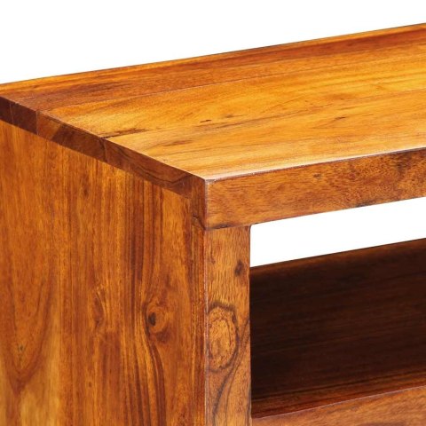 SZAFKA ŚCIENNA POD TV WIELOKOLOROWA DREWNO AKACJOWE