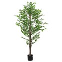 SZTUCZNA ROŚLINA FICUS 1260 LIŚCI 200CM ZIELONA