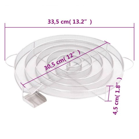 GENERATOR ZIMNEGO DYMU OKRĄGŁY 33,5CM STAL NIERDZEWNA