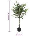 SZTUCZNE DRZEWO FICUS 480 LIŚCI 130CM ZIELONE