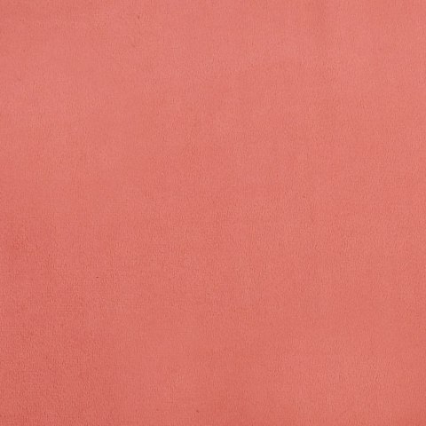 2-OSOBOWA KANAPA Z 2 PODUSZKAMI RÓŻOWA AKSAMITNA