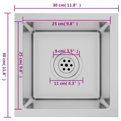 RĘCZNIE ROBIONY ZLEW KUCHENNY STAL NIERDZEWNA