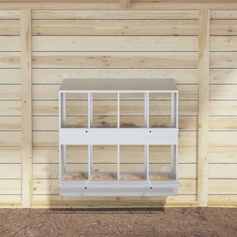 GNIAZDO DLA KUR KLATKA LĘGOWA DLA KUR Z 8 PRZEGRODAMI