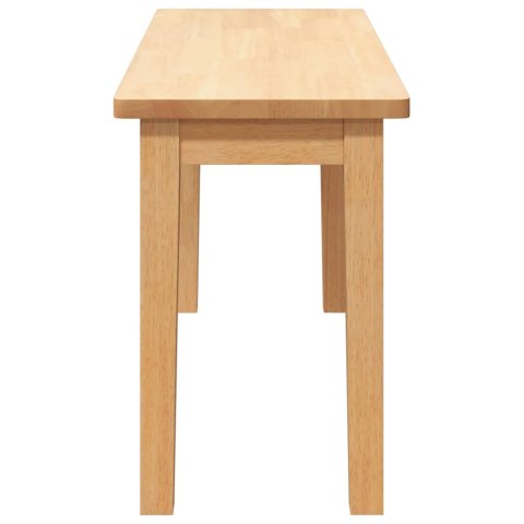 ŁAWKA 90CM DREWNO LITE GUMA