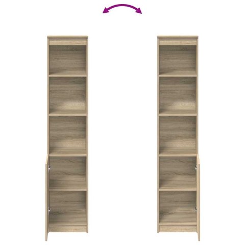 KOMODA SONOMA OAK 37,5X35X180CM DREWNO KLEJONE