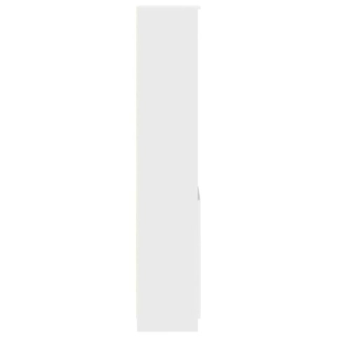 KOMODA BIAŁA 37,5X35X180CM DREWNO KLEJONE