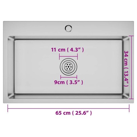 RĘCZNIE ROBIONY ZLEW KUCHENNY STAL NIERDZEWNA