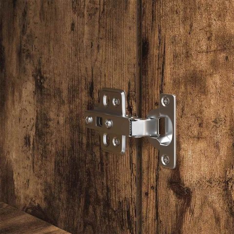 KOMODA Z DREWNA KLEJONEGO DĄB WĘDZONY 37,5X35X180CM