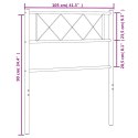 METALOWE WEZGŁOWIE BIAŁE 100CM