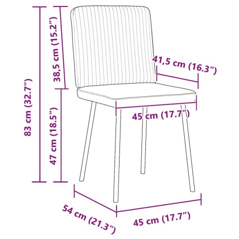 KRZESŁA STOŁOWE 6 SZT. JASNOSZARE OBITE AKSAMITEM