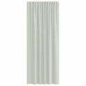 ZASŁONY WOALOWE Z PĘTELKAMI 2 SZT. JASNOSZARY 140X245CM