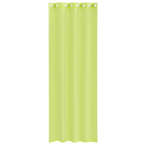 ZASŁONY WOALOWE Z PRZELOTKAMI 2 SZT. JABŁKO ZIELONE 140X300CM