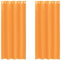 ZASŁONY WOALOWE Z PRZELOTKAMI 2 SZT. POMARAŃCZOWE 140X225CM
