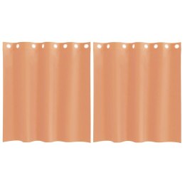 ZASŁONY WOALOWE Z PRZELOTKAMI 2 SZT. TERAKOTA