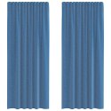 ZASŁONY WOALOWE Z PĘTELKAMI 2 SZT. ROYAL BLUE 140X245CM