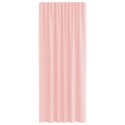 ZASŁONY WOALOWE Z PĘTELKAMI 2 SZT. RÓŻOWE 140X225CM