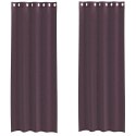 ZASŁONY WOALOWE Z PRZELOTKAMI 2 SZT. FIOLETOWE 140X260CM