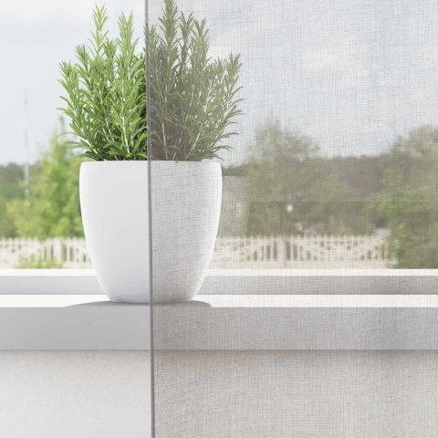 ZASŁONY WOALOWE Z PRZELOTKAMI 2 SZT. JASNOSZARY 140X260CM