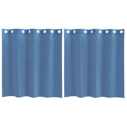 ZASŁONY WOALOWE Z PRZELOTKAMI 2 SZT. ROYAL BLUE