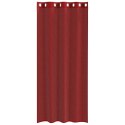 ZASŁONY WOALOWE Z PRZELOTKAMI 2 SZT. WINO CZERWONE