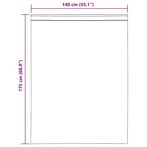 ZASŁONY WOALOWE Z ZAKŁADKĄ NA GÓRZE 2 SZT. BRĄZOWE