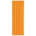 ZASŁONY WOALOWE Z PĘTELKAMI 2 SZT. POMARAŃCZOWE 140X260CM