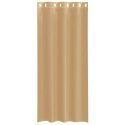 ZASŁONY WOALOWE Z PRZELOTKAMI 2 SZT. PIASKOWE
