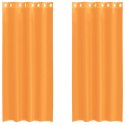 ZASŁONY WOALOWE Z PRZELOTKAMI 2 SZT. POMARAŃCZOWE 140X245CM