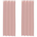 ZASŁONY WOALOWE Z PRZELOTKAMI 2 SZT. RÓŻOWE 140X260CM