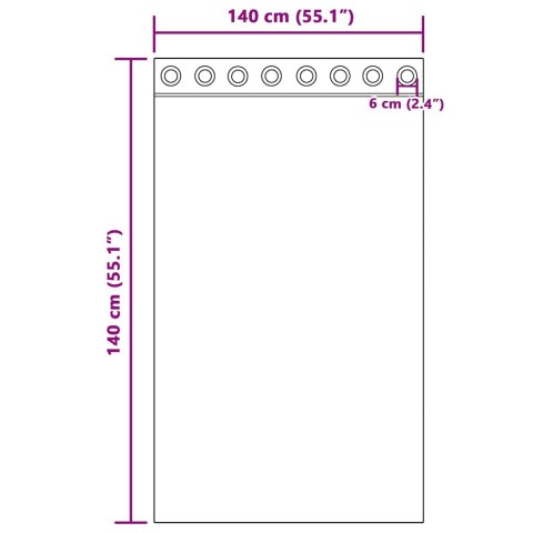 ZASŁONY WOALOWE Z PRZELOTKAMI 2 SZT. WINO CZERWONE