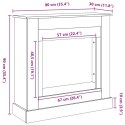 OBUDOWA KOMINKA CZARNA 90X30X90CM