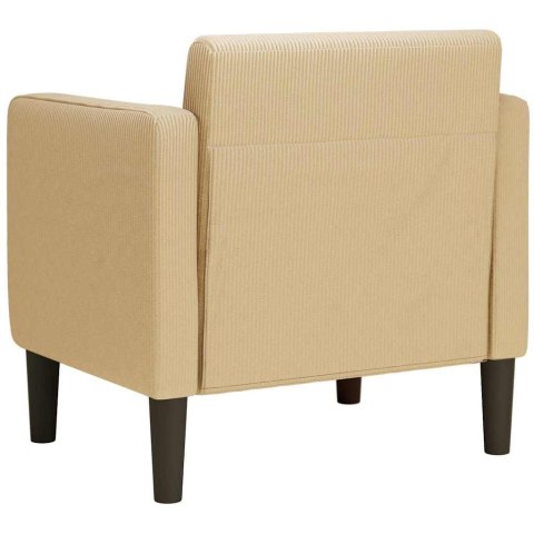 SOFA FOTEL Z PODŁOKIETNIKAMI JASNOZIELONY SZARY 54CM