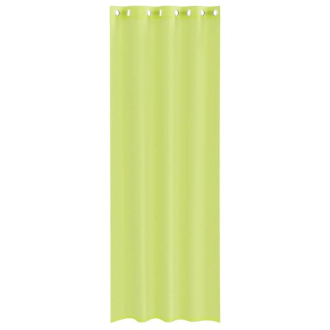 ZASŁONY WOALOWE Z PRZELOTKAMI 2 SZT. JABŁKO ZIELONE 140X260CM