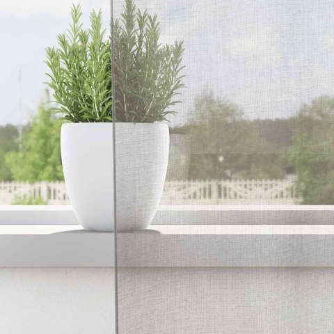 ZASŁONY WOALOWE Z PRZELOTKAMI 2 SZT. JASNOSZARY 140X300CM