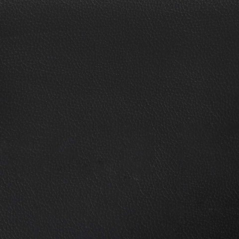 KRZESŁA STOŁOWE 6 SZT. CZARNE SZTUCZNA SKÓRA