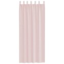 ZASŁONY WOALOWE Z KIESZENIAMI NA DRĄŻEK 2 SZT. JASNORÓŻOWE