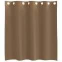 ZASŁONY WOALOWE Z PRZELOTKAMI 2 SZT. JASNOBRĄZOWE