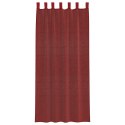 ZASŁONY Z WOALU Z KIESZENIAMI NA DRĄŻEK 2 SZT. WINO CZERWONE