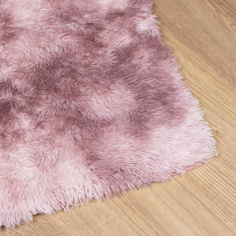 DYWAN SHAGGY Z DŁUGIM WŁOSIEM DUSTY PINK 240X340CM POLIESTER