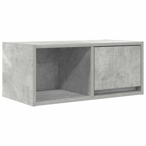 SZAFKA RTV BETON SZARY 60X31X25,5CM DREWNO KLEJONE